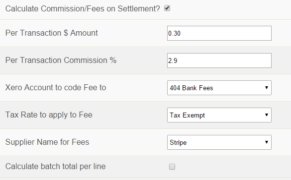 Calculate Commission/Fees on Settllement