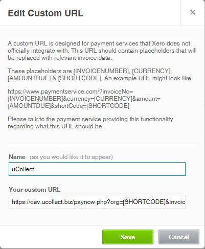 Adding Payment Services to Xero